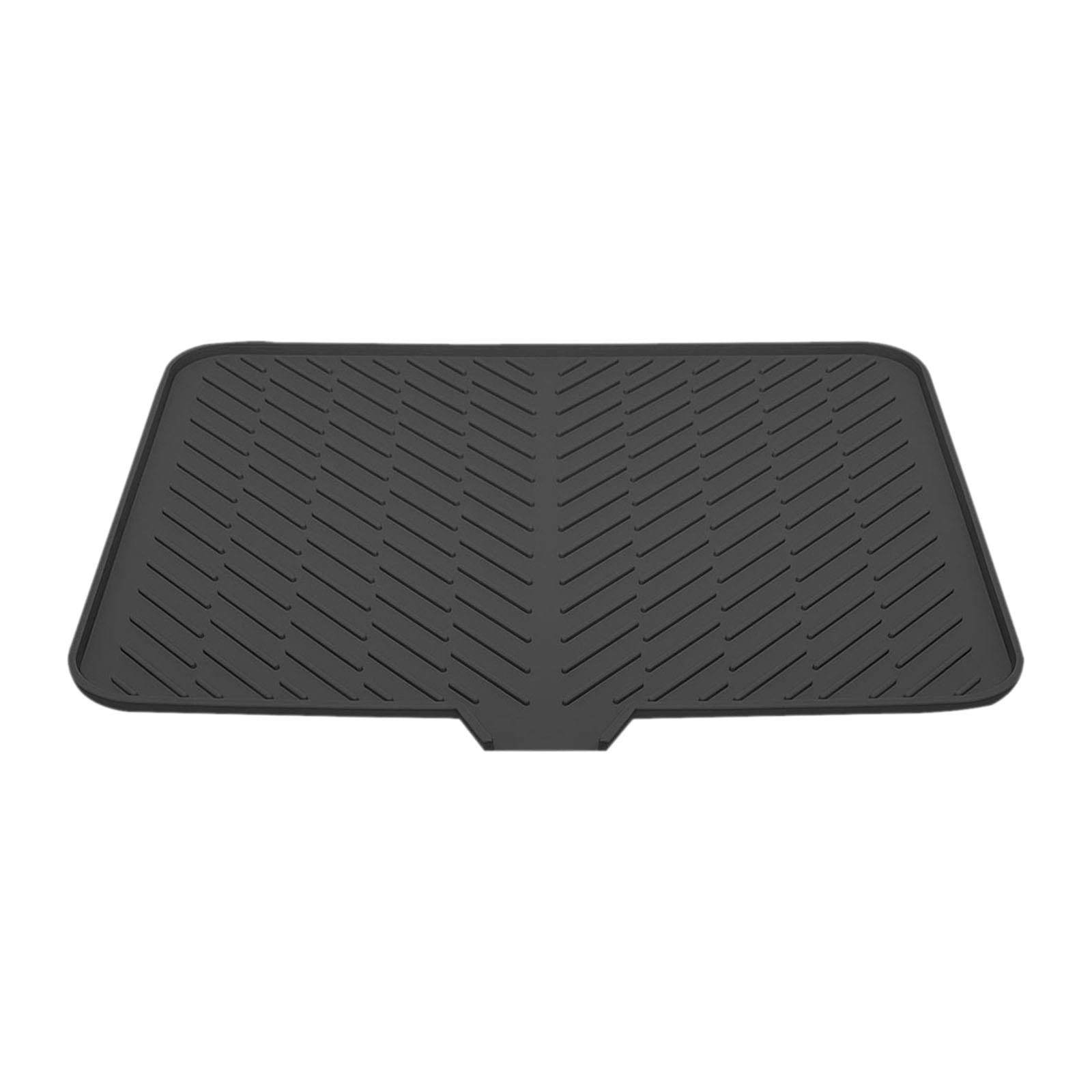 Magideal - Alfombrilla Para Secar Platos Almohadilla Higiénica Para Secar Platos Alfombrilla Para Escurrir Platos Fácil De Limpiar Alfombrilla Para Escurrir Almo Negro