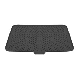 Magideal - Alfombrilla Para Secar Platos Almohadilla Higiénica Para Secar Platos Alfombrilla Para Escurrir Platos Fácil De Limpiar Alfombrilla Para Escurrir Almo Negro