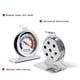 thumbnail image 5 of Termómetros para refrigerador, termómetro de dial grande para refrigerador y congelador con gancho, 5 of 7