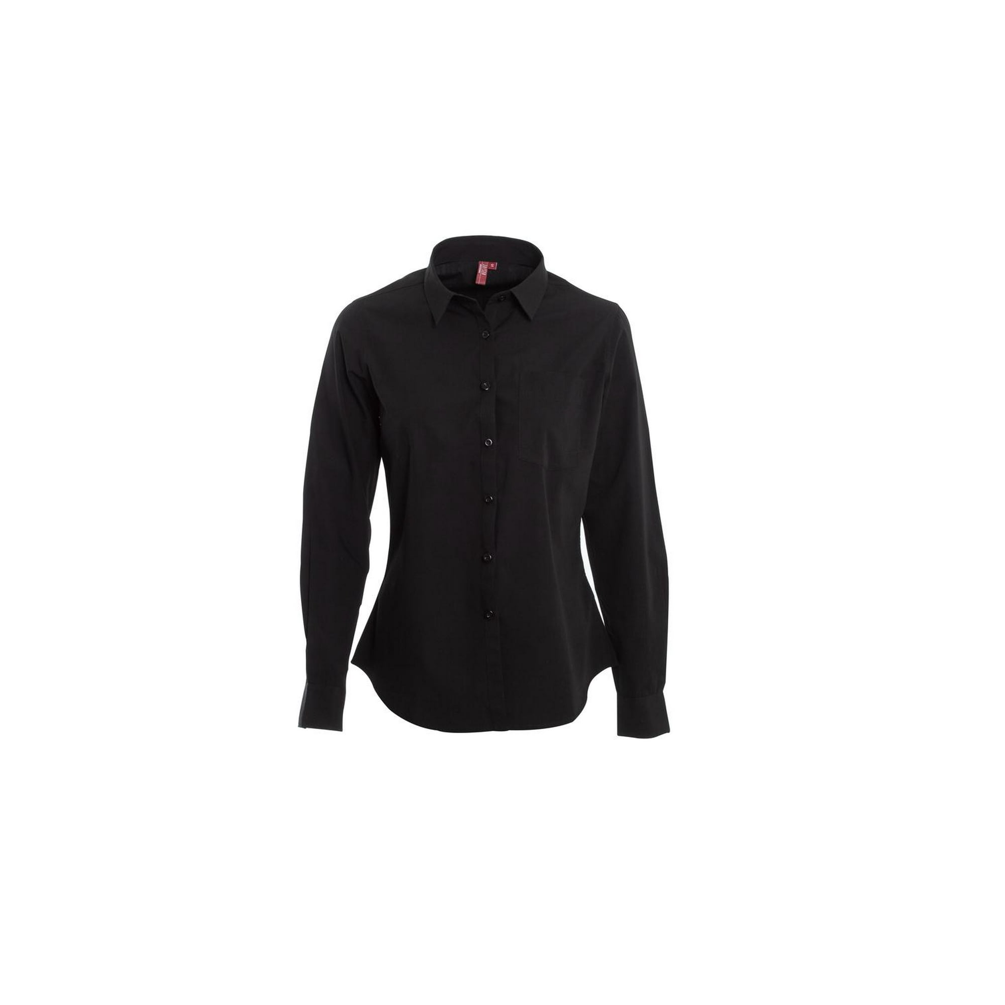 Jayson - Blusa Trevira Boton Cuello Negro 3xl