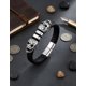 thumbnail image 2 of Pulsera de Cuero Royal Madriz Calaveras Rock Mediana, 2 of 3