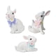 thumbnail image 1 of Estatua De Conejo De 3 Uds, Divertida Y Bonita Figura De Conejo Para Mesa Interior Y Exterior, Cocina, Color Blanco, 1 of 5