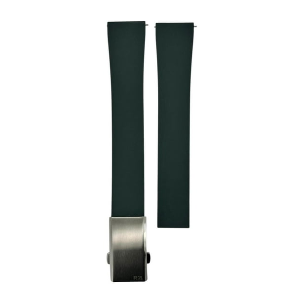 Correa Reloj Caucho Fkm R24 Deployment Variedad Medidas verde 18