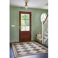 Alfombra Momeni Colección Saybrook Erin Gates Negra 100% Polipropileno