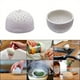 thumbnail image 2 of 1pc Kitchen Colander Kitchen Food Strainers Heat Resistant Silicone Food Strainer Portable Kitchen Colander Multifunctional Food Grade Silicone Mini Funnel Lid Household Gadgets Tools Filters Colande, 2 of 5