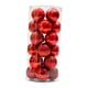 thumbnail image 3 of 24 Piezas Decoración De Bolas De Navidad Suministros De Fiesta Para Puerta De Inauguración De Casa Vacaciones Rojo 8 Cm, 3 of 5