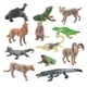 thumbnail image 4 of Juego De 12 Mini Figuras De Animales Salvajes Para Festivales, Suministros Para Fiestas, Estilo H, 4 of 5