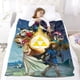 thumbnail image 5 of The Legend of Zelda anti-pilling, suave, ligera, esponjosa y acogedora de lujo para hogar y cocina – Perfecta para niños y adultos,70X110cm, 5 of 6