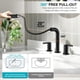 thumbnail image 5 of Grifo de baño KENES LJ-9058A-2 negro mate 20 cm, 5 of 9
