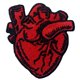 thumbnail image 1 of Parche ZEGIN X-Ray con forma de corazón anatómico bordado de 6,35 x 7 cm, 1 of 4