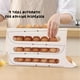 thumbnail image 4 of Dispensador De Huevos Con Ruedas, Contenedor De Huevos Con Ruedas Para Nevera, Automático, Para Cocina, Blanco, 4 of 4