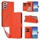 thumbnail image 2 of Funda Cartera Trébol para Samsung Galaxy S21 Plus con Ranuras Tarjetas y Carga Inalámbrica Naranja, 2 of 6