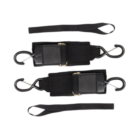 Magideal - 2 Piezas Barco Boot Cortas De Liberación Rápida Ajustable Hebilla De Liberación Fácil De Usar Para Bootbats Yachts Watros Con 2 Cinturones Auxiliares