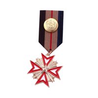 Ioensy - Insignia De Tela A Rayas, Medalla, Joyería Única, Ramillete Para Abrigo, Camisa, Mujer, Hombre, Estilo A