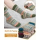 thumbnail image 3 of Pack De 5 Calcetines De Lana Para Mujer Cálidos De Punto Grueso Para Mujer, 3 of 6