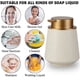 thumbnail image 5 of Dispensador de jabón de manos en loción de cerámica, fácil de presionar, dispensador de desinfectante de manos para baño recargable, 5 of 5