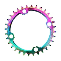 Magideal - Plato De Bicicleta Plato De Bicicleta De Montaña Aleación De Aluminio Redondo Diente Ancho Estrecho Piezas 104Bcd Anillo De Cadena Único Para Trail Xc 32T