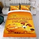 thumbnail image 4 of Garfield Conjunto de sábanas temático, trío de piezas, cómodo y amigable con la piel, diseño único, regalo de decoración para el hogar para familiares, amigos y fans,135X200cm, 4 of 6