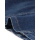 thumbnail image 5 of INSPIRE CHIC Vestidos de Mezclilla para Mujer Regreso a Clases Abotonado Sin Mangas Escote Corazón Midi Vestido de Jean Azul Oscuro XS, 5 of 6