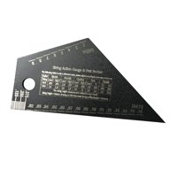 Magideal - Guitarra Traste Rocker Triángulo Regla Metal Traste Nivelación Herramienta Guitarra Luthier Herramienta Para Bajo Eléctrico Guitarras Accesorios Para