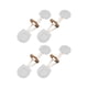 thumbnail image 1 of 4 Botones De Cierre De Palanca De Cuerno Para Ropa De Cuero PU Para Coser DIY Para Chaqueta Gris Blanco, 1 of 5