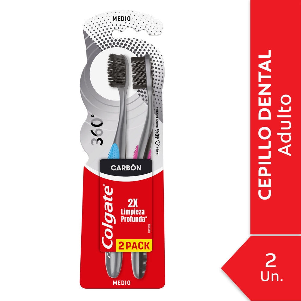 Colgate - Cepillo De Dientes 360° Black