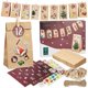 thumbnail image 1 of Calendario de Adviento LIVAIA Craft 2022 con 24 bolsas de papel y pegatinas, 1 of 7