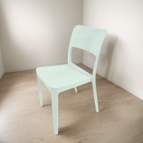 Silla Plástica Minimal Menta Dvp