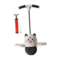 Magideal - Pogo Ball De Tigre Con Asa, Juguete Para Saltar, Para Niños, Adultos, Niños Y Niñas, Palo De Pogo De Ejercicio Con Bomba De Pelota Para Patio De Juego Blanco