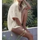 thumbnail image 4 of Salida De Playa De Crochet Con Cuello En V Y Cordón Talla M xxl, 4 of 4
