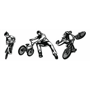 Rienda Libre Graphics - Decomural Bmx Stunt Bikes Cycling Sports Ws-42910