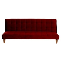 Latam Home - Futon Turin Tela Velvet Burdeo