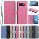 thumbnail image 1 of Funda Cartera de PU para Google Pixel 9A con Tarjetas, Rojo Rosa, 1 of 6