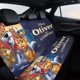 thumbnail image 4 of Oliver y su Pandilla-theme Car Rear Seat Covers Back Elastic Flexible Car Seat Covers Decorative Fits Most Cars 120x59x76cm, 4 of 6