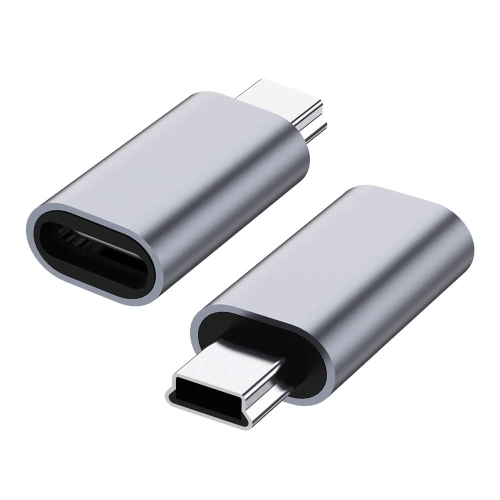 Adaptador Usb C A Mini Usb 2.0 Jxmox Tipo C Hembra A Mini Usb 2.0 Macho (paquete De 2)