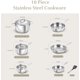 thumbnail image 4 of Juego de Cocina KOCH SYSTEME CS de 10 Piezas en Acero Inoxidable, 4 of 8