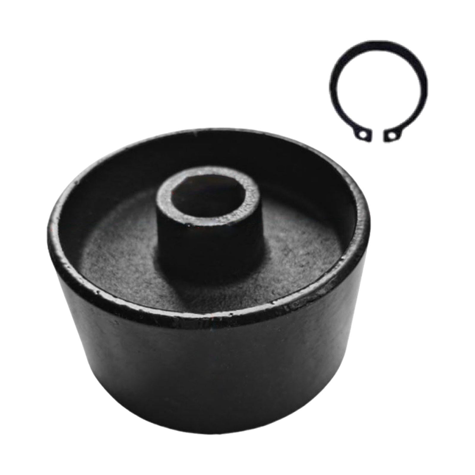 Ioensy - Rueda Para Gato Hidráulico De Suelo, Robusta Y Estable, Profesional, Universal, De Metal, Repuesto Para Rueda, Orificio De 88 Mm, 18 Mm