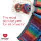thumbnail image 5 of Caja de lápices de colores Yarn Red Heart Super Saver Bitty Stripe 283 g x2, 5 of 8