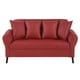 thumbnail image 2 of Sofa Lua 3c + 2 Pouf Pu 20 Rojo, 2 of 4