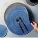 thumbnail image 2 of Set De 10 Individuales Redondos Azul, 2 of 3