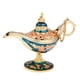 thumbnail image 1 of Metal Craved Light Genie Lámpara Dise?o Caja Fiesta Prop Azul, 1 of 3