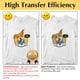 thumbnail image 3 of Papel de transferencia de calor TransourDream para camisetas (20 hojas), 3 of 7