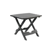 Mesa Auxiliar Plegable Plástica Diseño Madera Gris Northwest