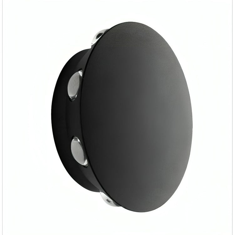 Genérico - Foco Led Redondo Exterior Interior Aplique De Pared 6 Led