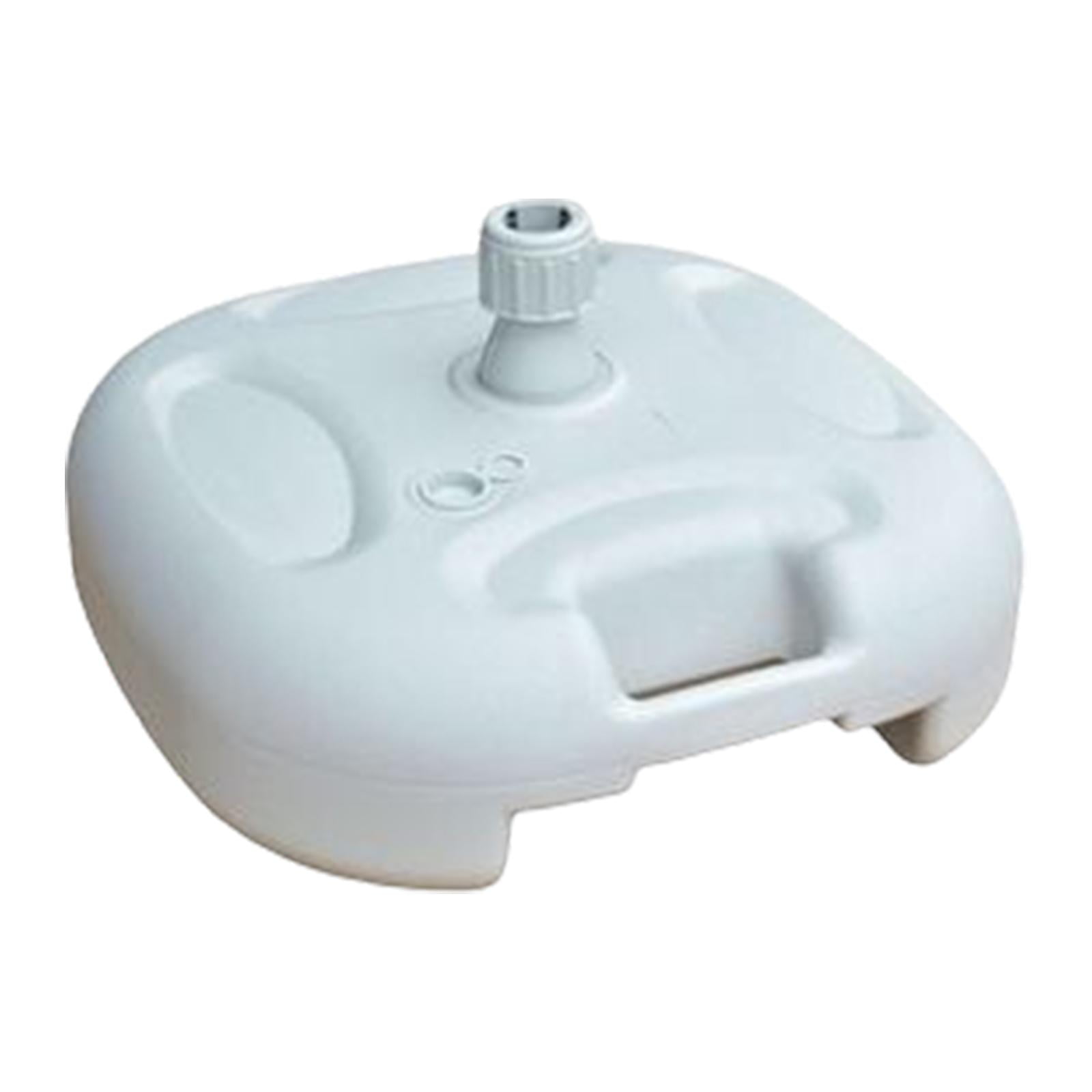 Magideal - Soporte De Base De Paraguas De Servicio Pesado Sombrilla De Peso De Reemplazo Parasol Base De Soporte De Paraguas Lleno De Agua Para Pesca Jardín Césp Blanco