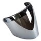 thumbnail image 5 of Visera Para Casco De Moto Retro Classic Flip Up For 3-Snap Anti-Fog Silver, 5 of 5