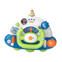 Bothyi - Simulación Del Volante Juguete Portátil Para Niñas Preescolares De 1-3 Años