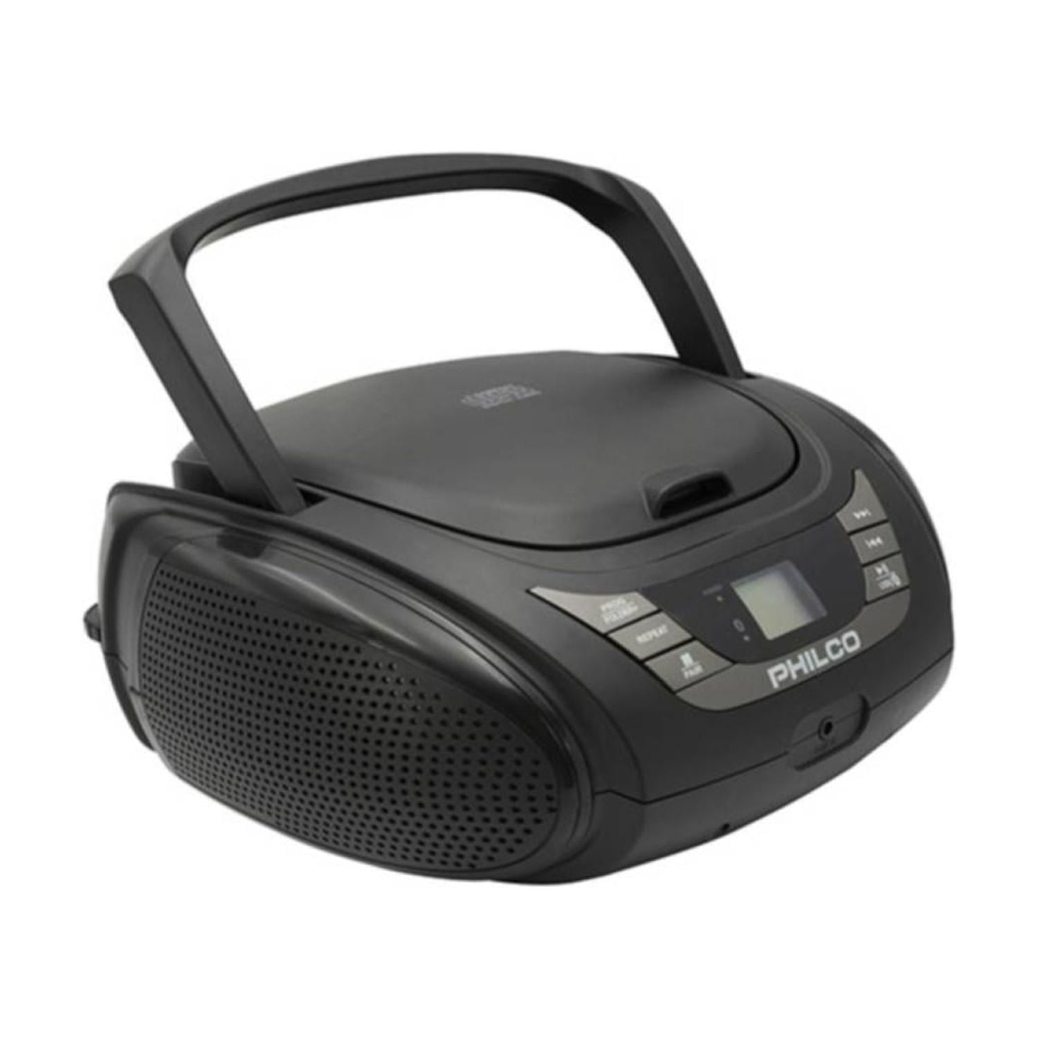 Philco - Radio Parlante Retro Bluetooth Cd Usb Aux Negro 2120b