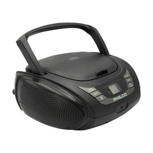 Philco - Radio Parlante Retro Bluetooth Cd Usb Aux Negro 2120B