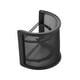 thumbnail image 3 of Micrófono Pop Filter Escudo De Micrófono De Mano En Forma De U Para Transmisión En Vivo Negro Sin Algodón, 3 of 5